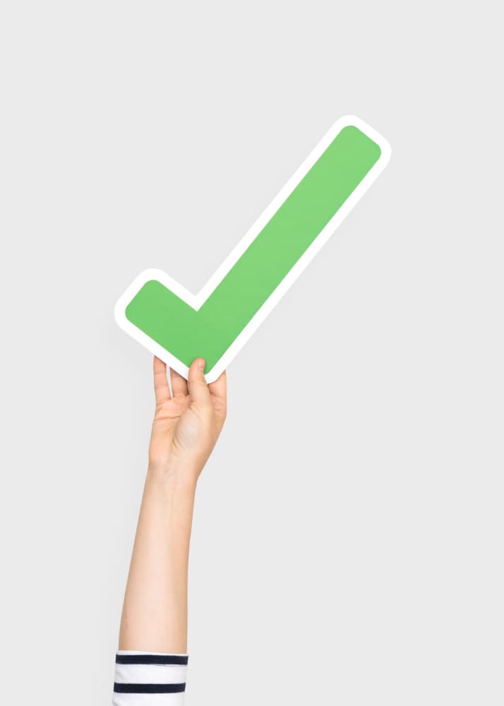 Hand holding promotional product
