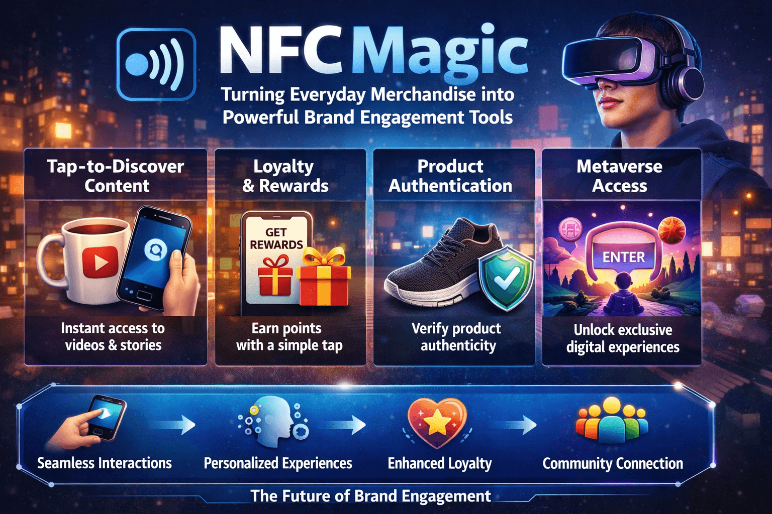 NFC Magic: Turning Everyday Merchandise into Powerful Brand Engagement Tools